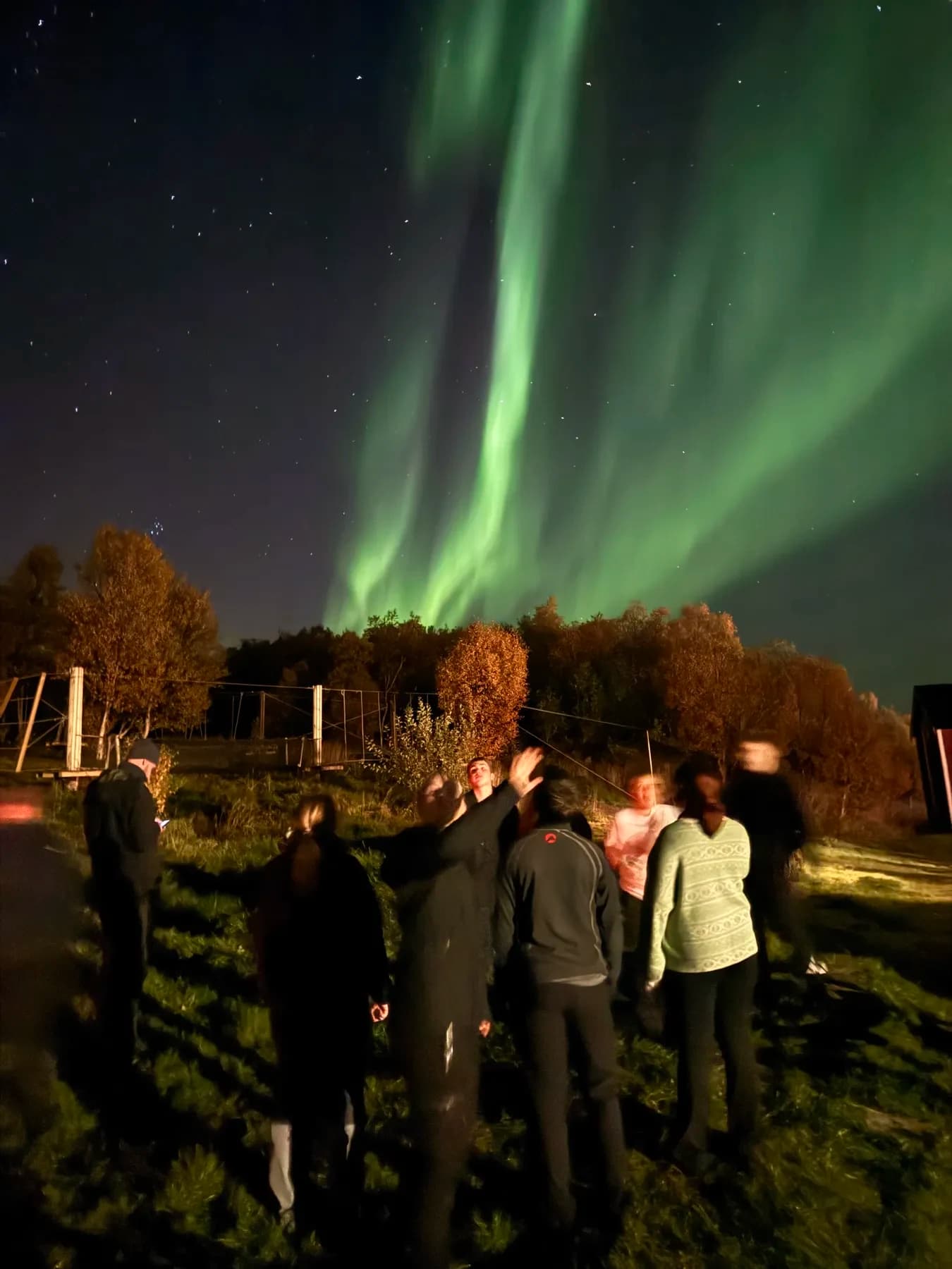 Watching the northern lights