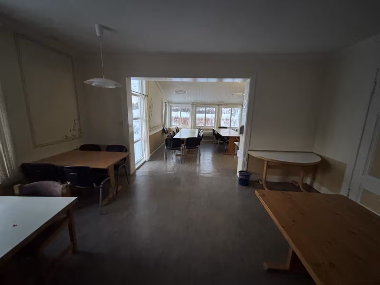 Gangen mellom oppholdsromm